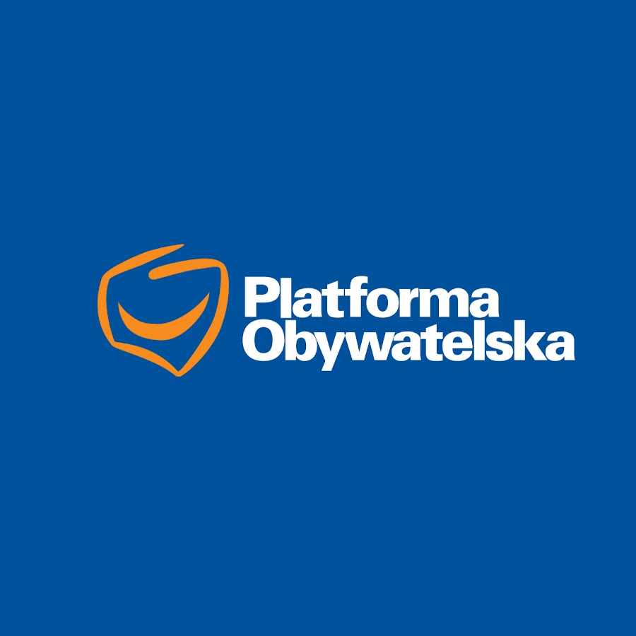 Logo PO Platforma Obywatelska ciemne