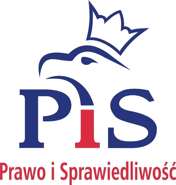 Logo PiS Prawo i Sprawiedliwość jasne
						