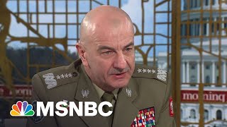 Polski generał w wywiadzie dla MSNBC